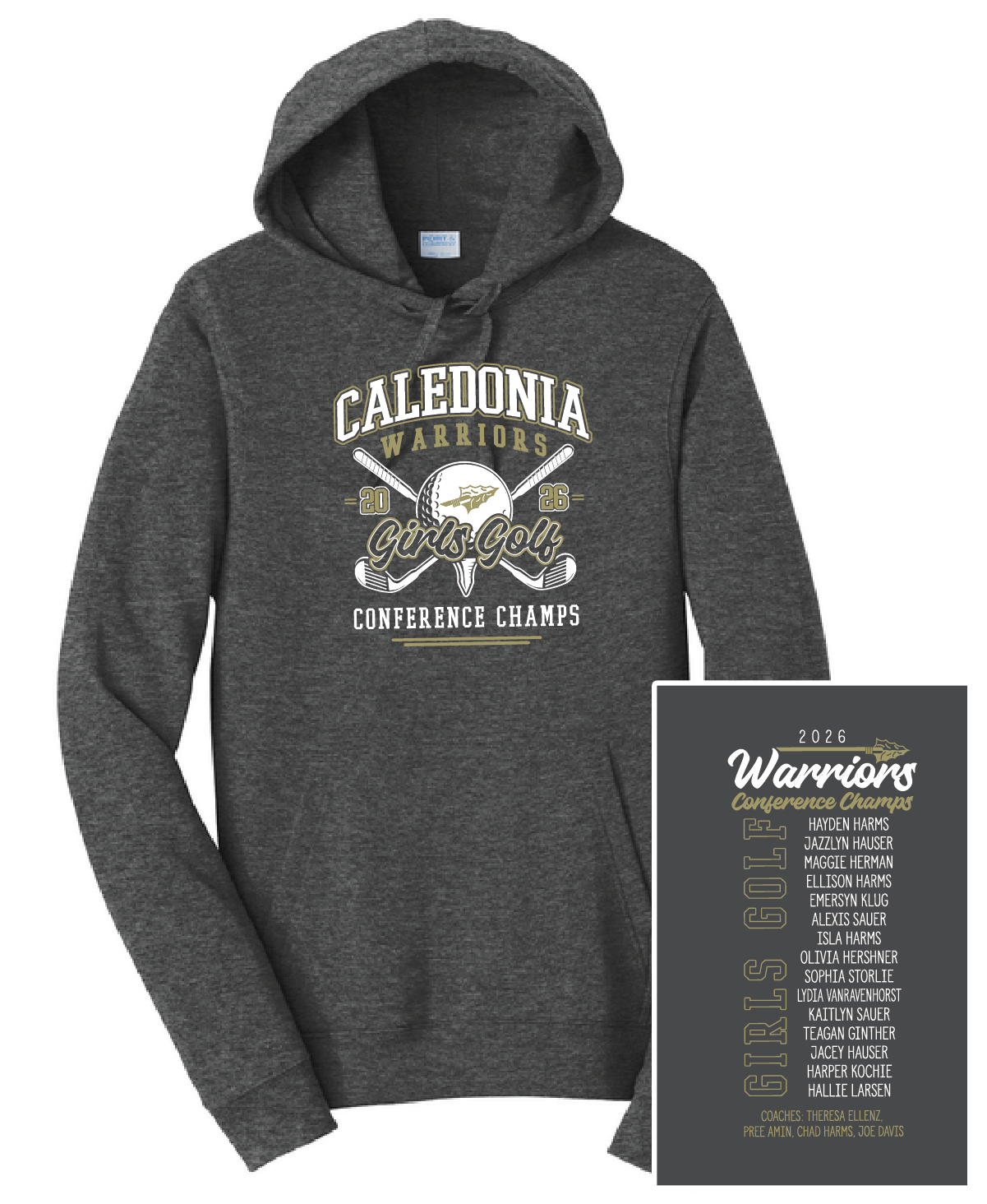 Caledonia Girls Golf Conference Champs 2026
