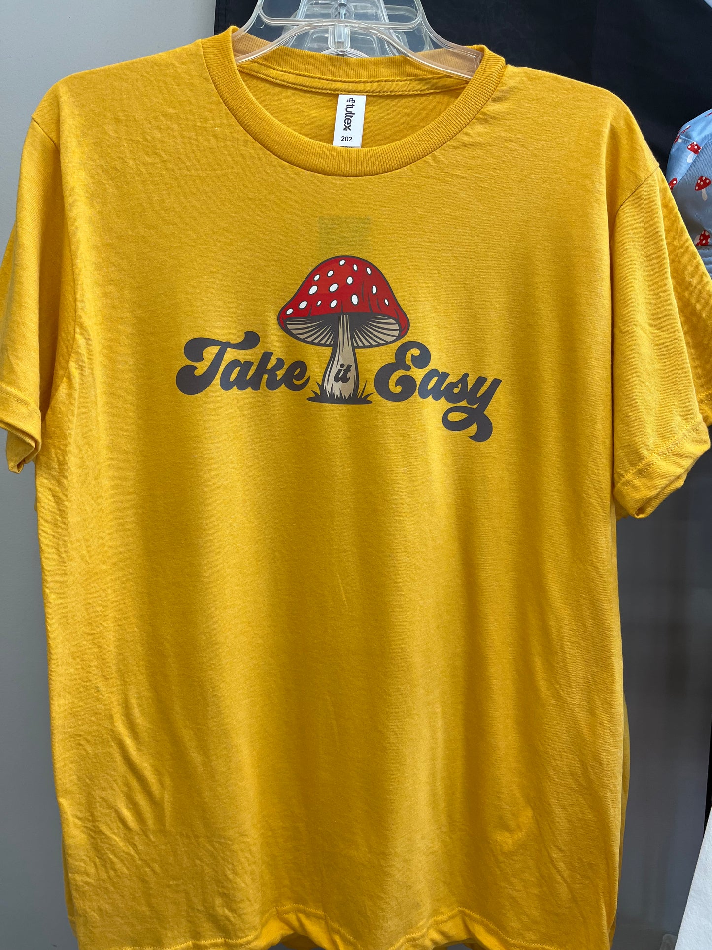 Take it Easy Mushroom Tees