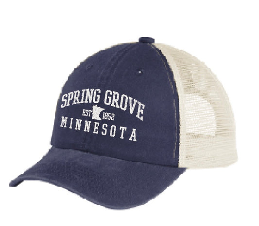 Spring Grove Beach Wash Mesh Back Cap