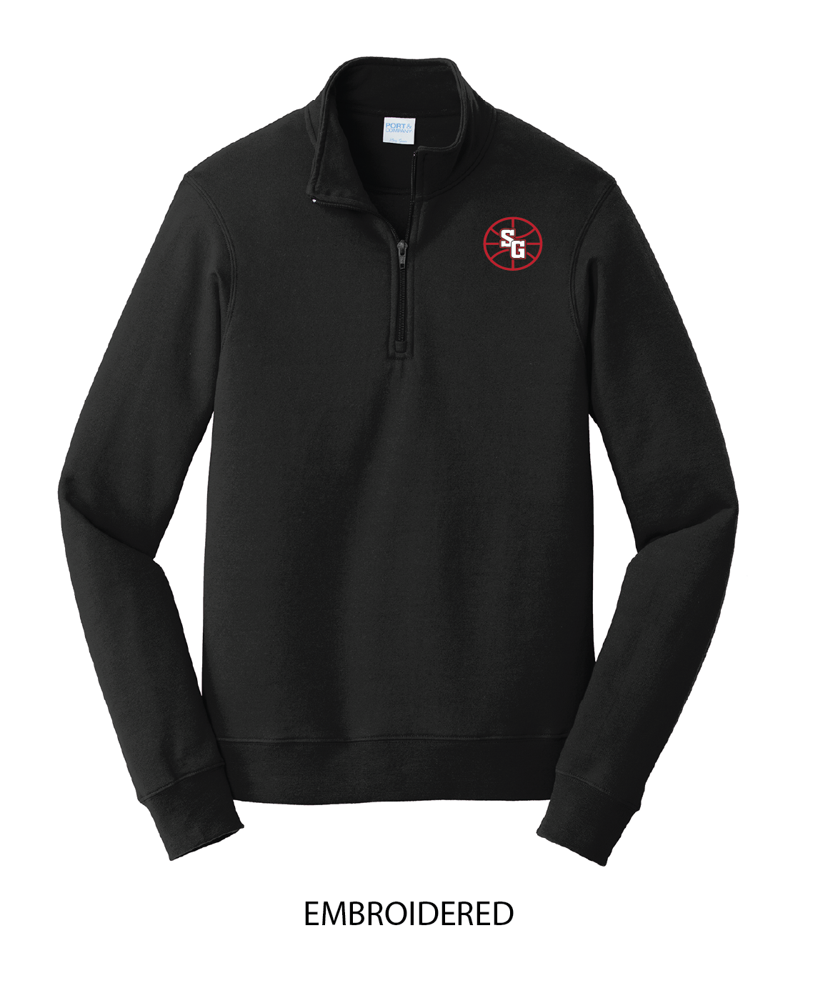 SGBB26 - Port & Co® Fan Favorite® Fleece 1/4-Zip Pullover Sweatshirt