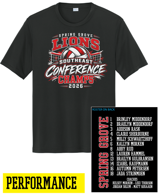 Lions Conference Champs Volleyball Apparel