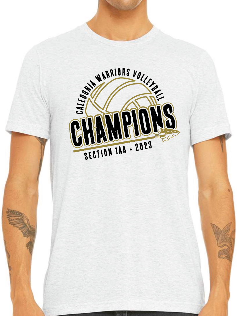 Caledonia Volleyball 2023 Section Champs Apparel