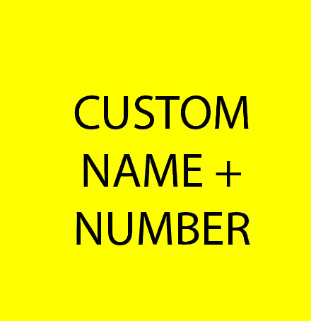 *Name AND Number on Back