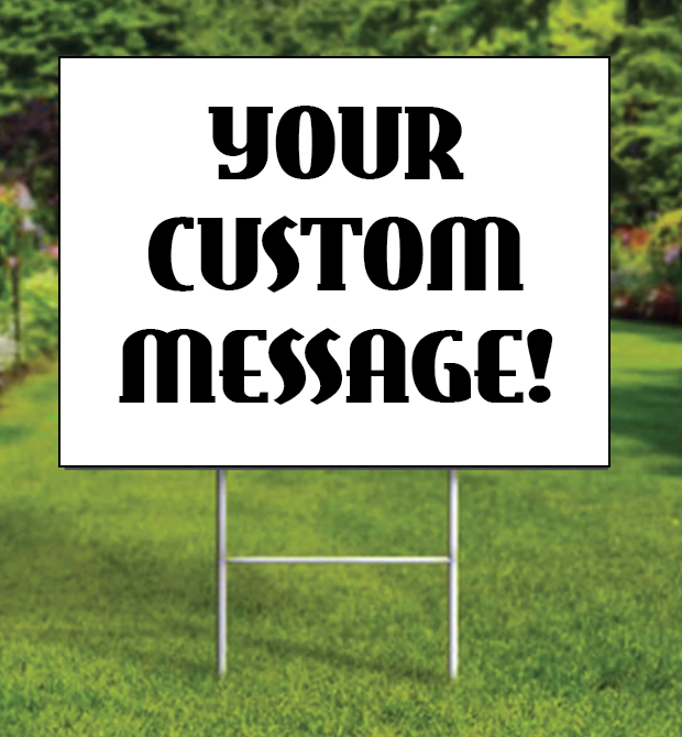 BULK ORDER Team Yard Signs - Customize for YOUR PLAYER!
