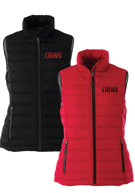 Ladies' Mercer Vest - Spring Grove Lions - PRE ORDER
