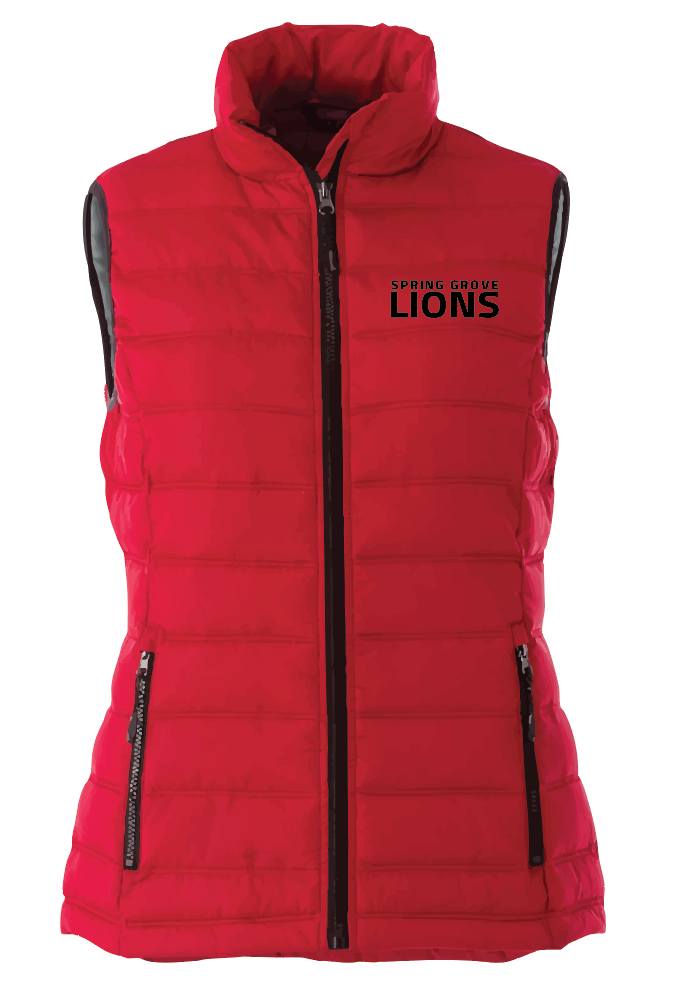 Ladies' Mercer Vest - Spring Grove Lions - PRE ORDER
