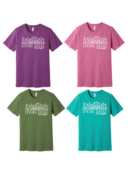 Spring Grove MN - Bella Canvas Floral Tees