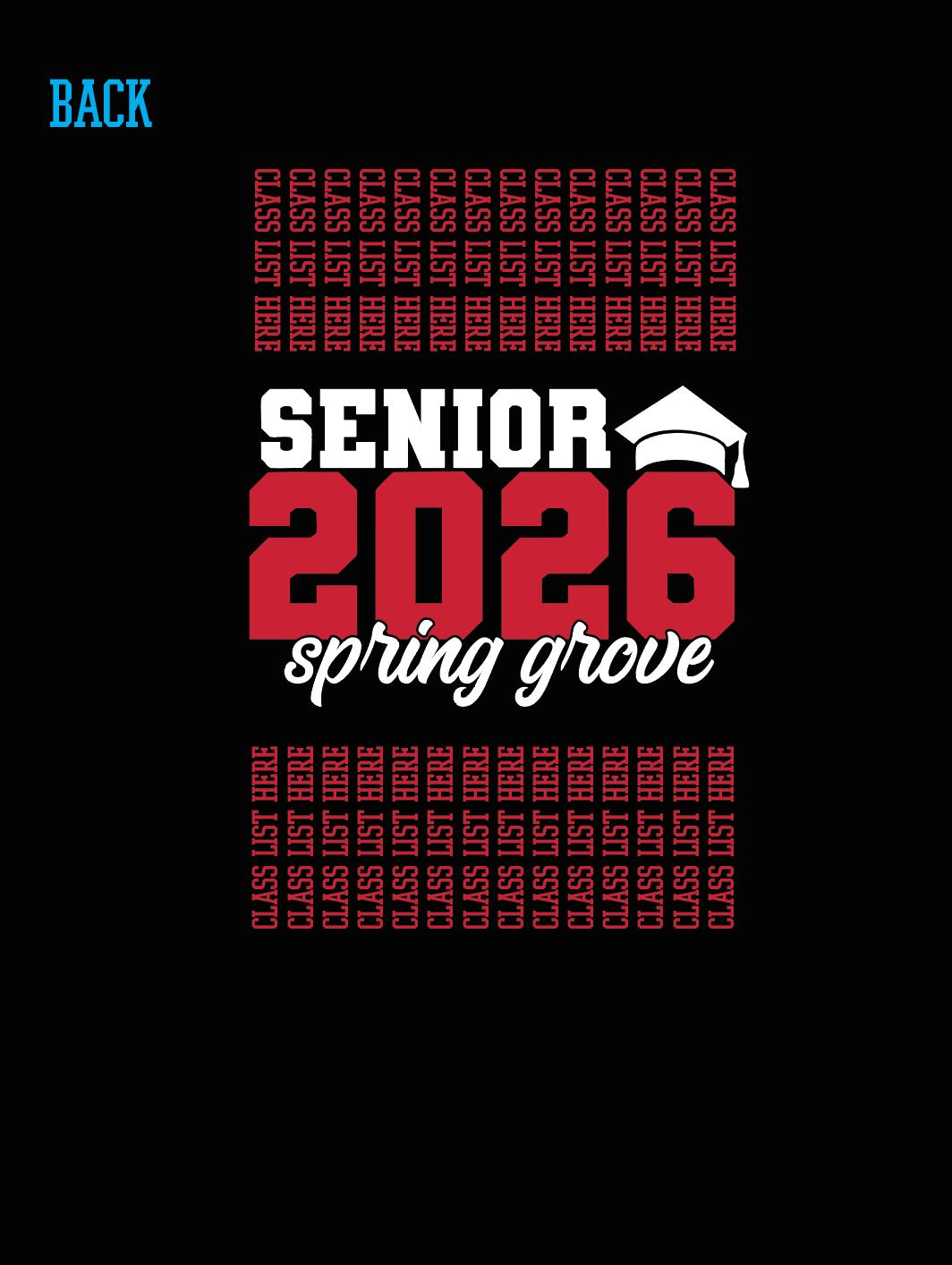 SGHS Senior 2026 Tees