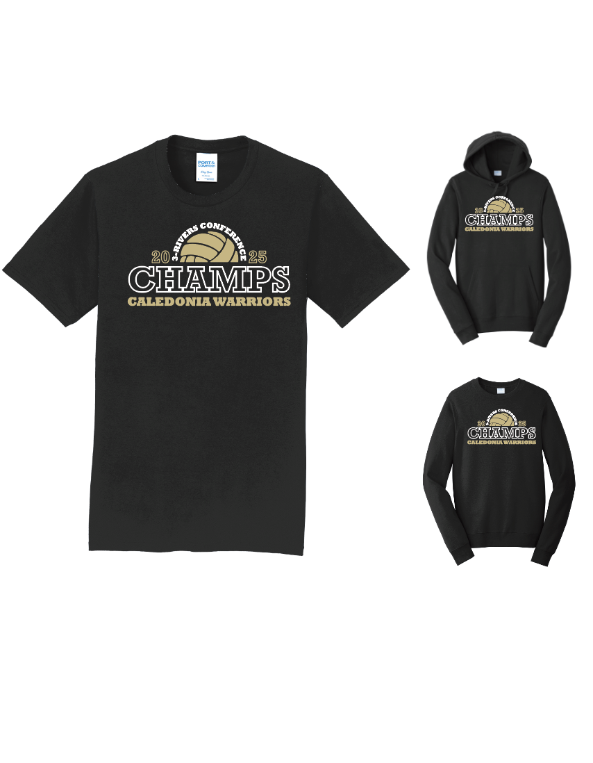 Caledonia Warriors - Conference Champs Volleyball Apparel