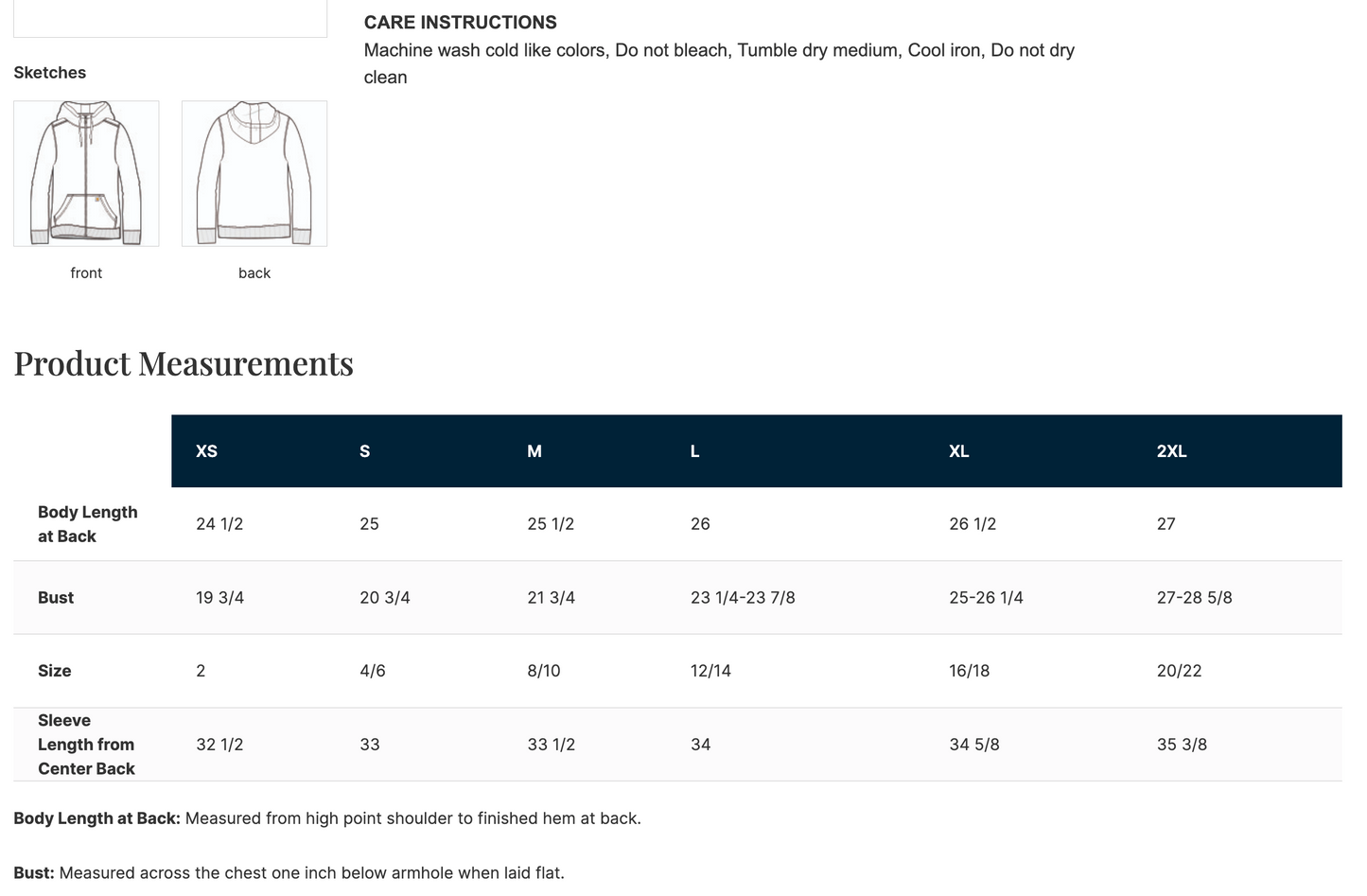SGFB26 - Carhartt Ladies Full Zip Hoodie