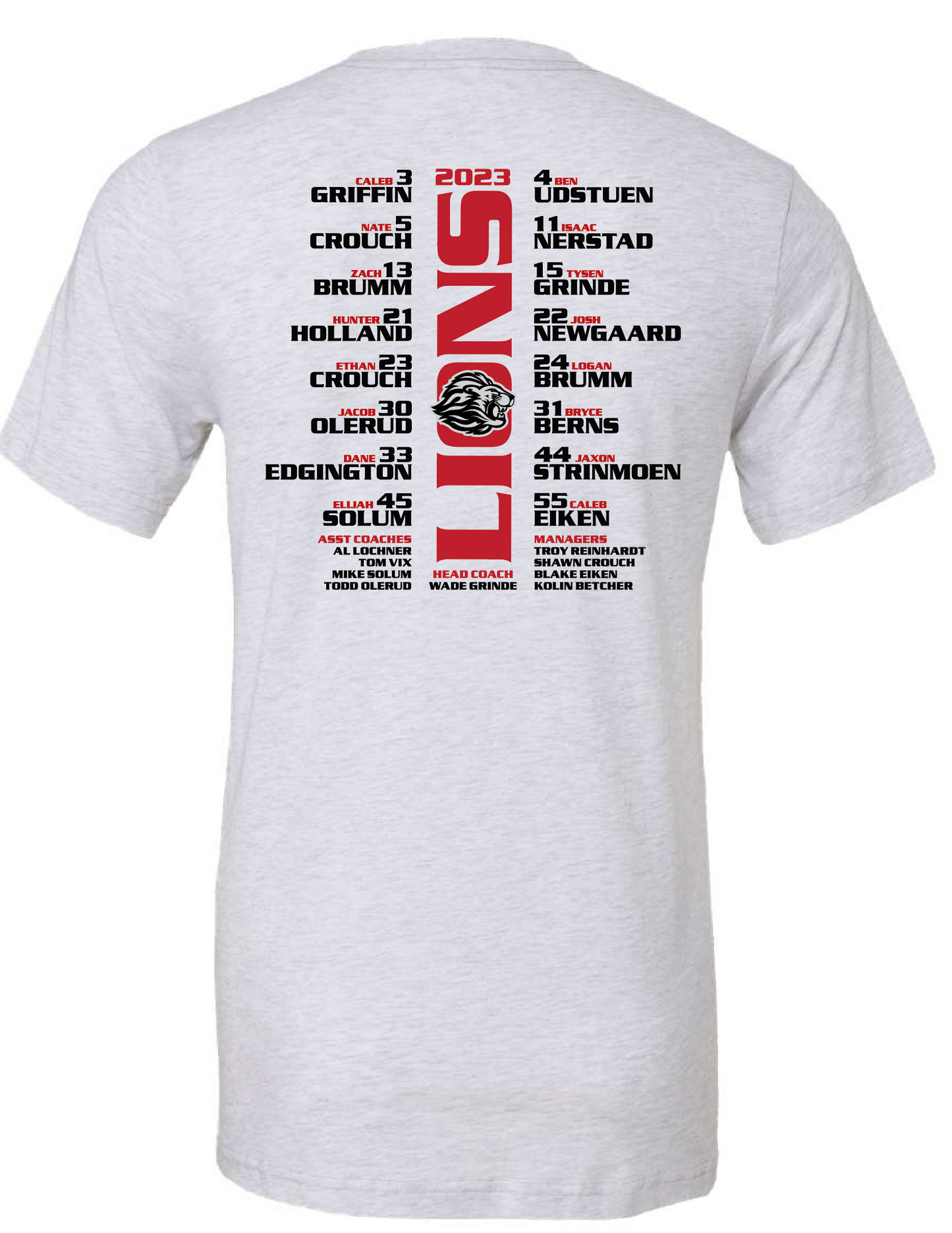 SG Boys Basketball Section Champs Tees