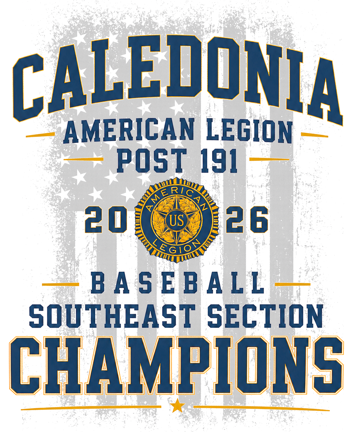 CALEDONIA LEGION JUNIOR BASEBALL - SOUTHEAST CHAMPS 2026