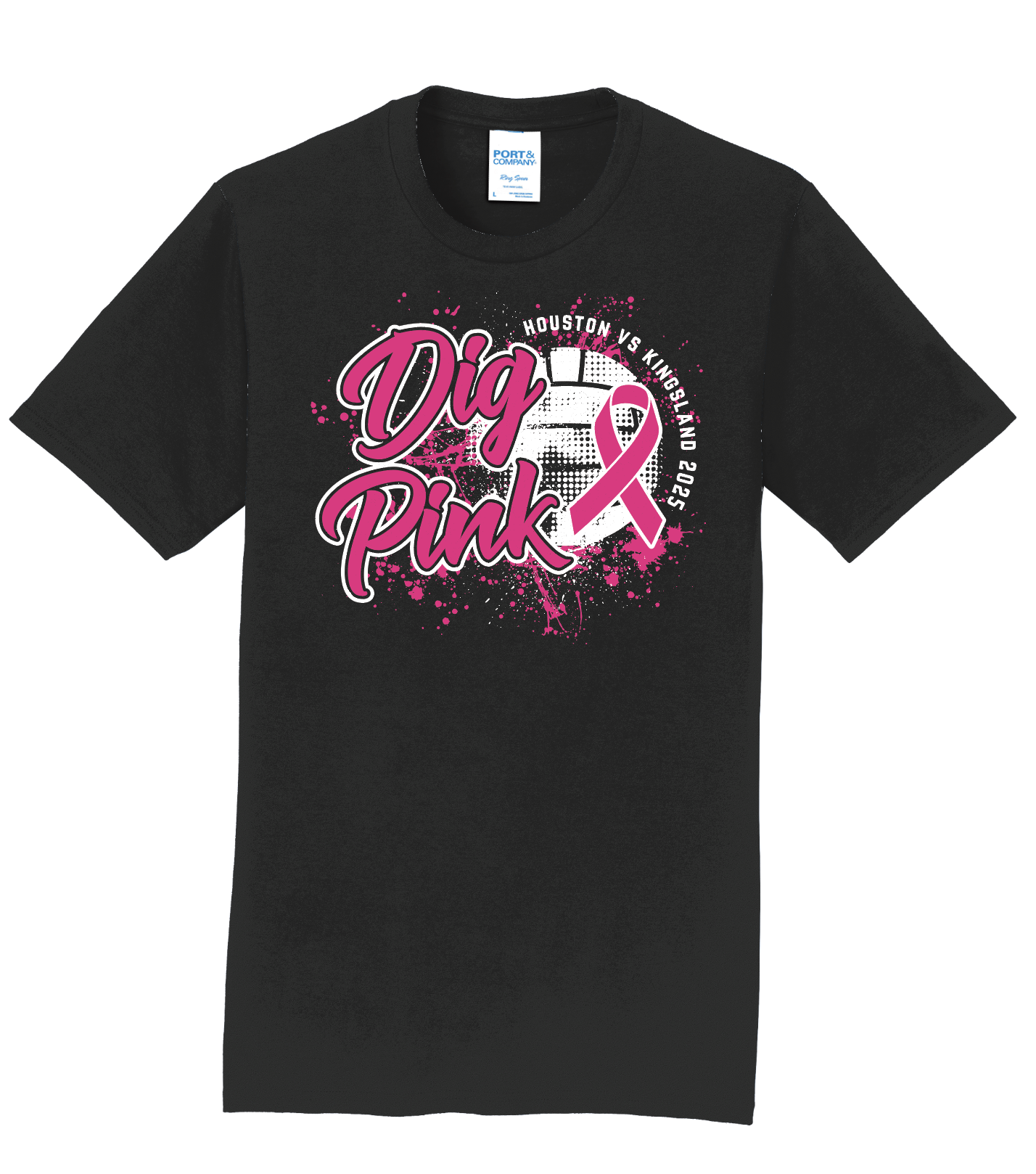 Dig Pink! Tees - Houston v Kingsland: ORDER BY 9/18