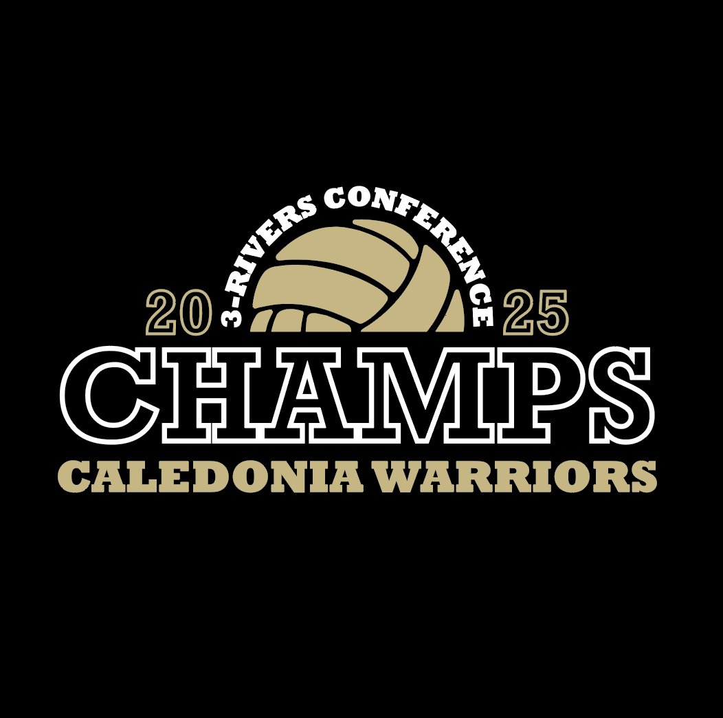 CALEDONIA VOLLEYBALL - DISTRICT CHAMPS APPAREL - ORDER BY 10/19