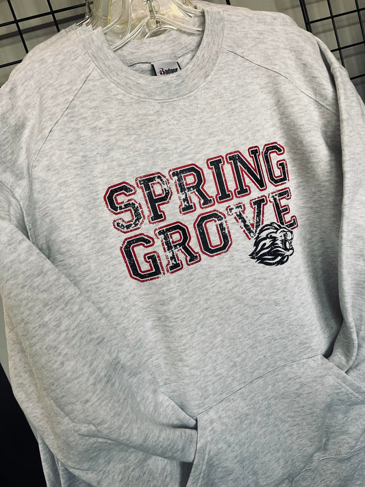 SPRING GROVE LIONS Crew Pullover