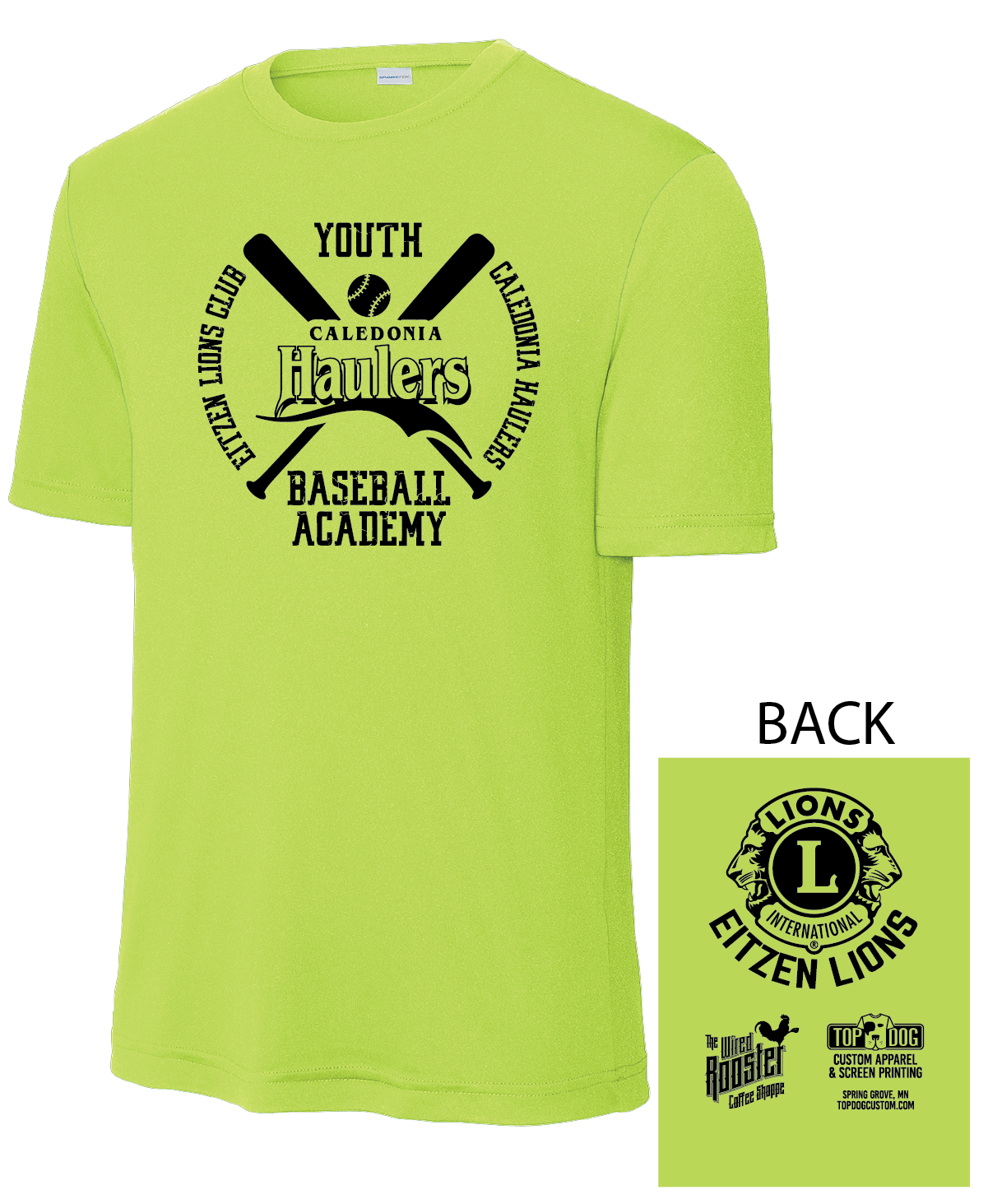 BASEBALL ACADEMY - Parent/Fan Tees