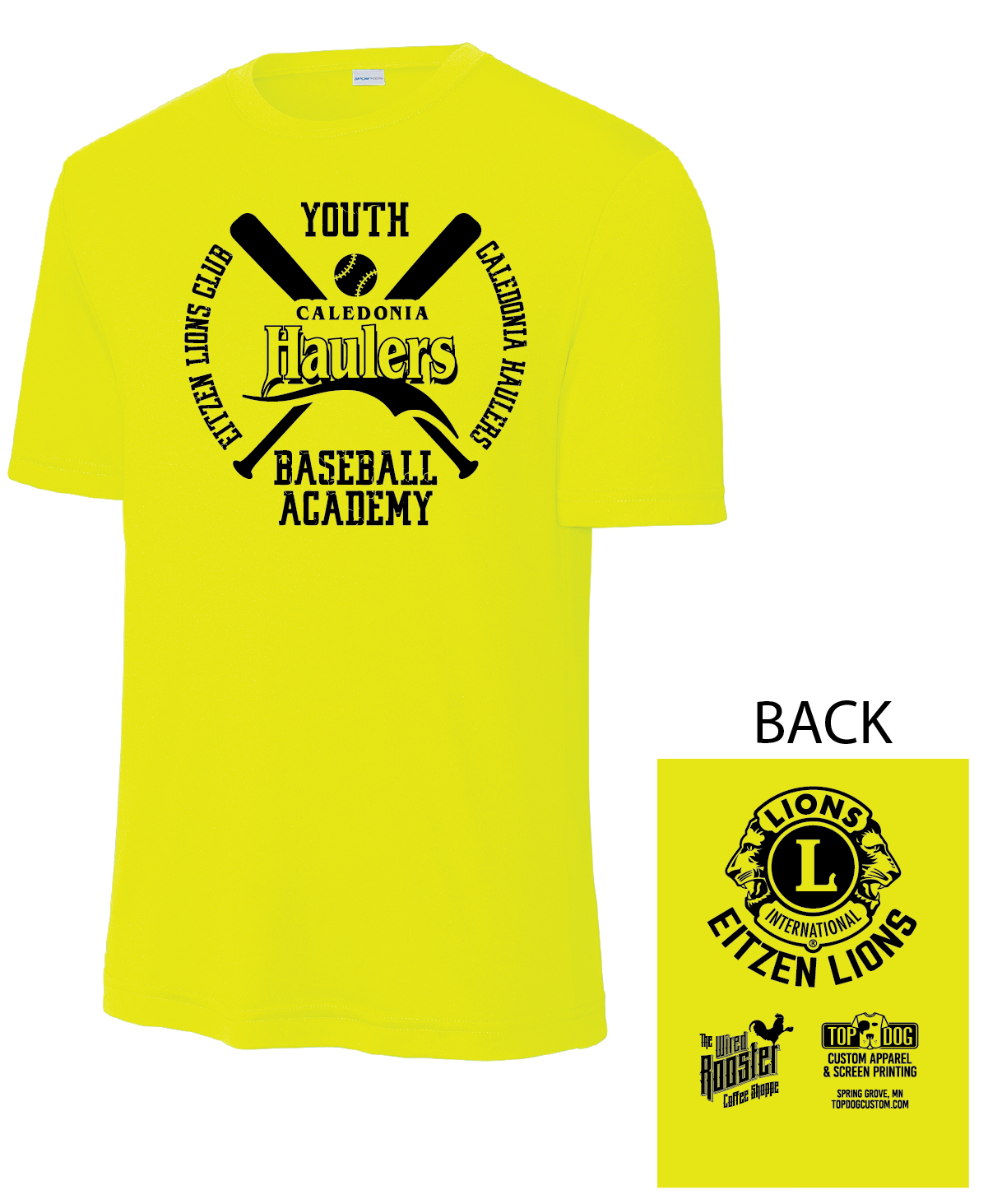 BASEBALL ACADEMY - Parent/Fan Tees
