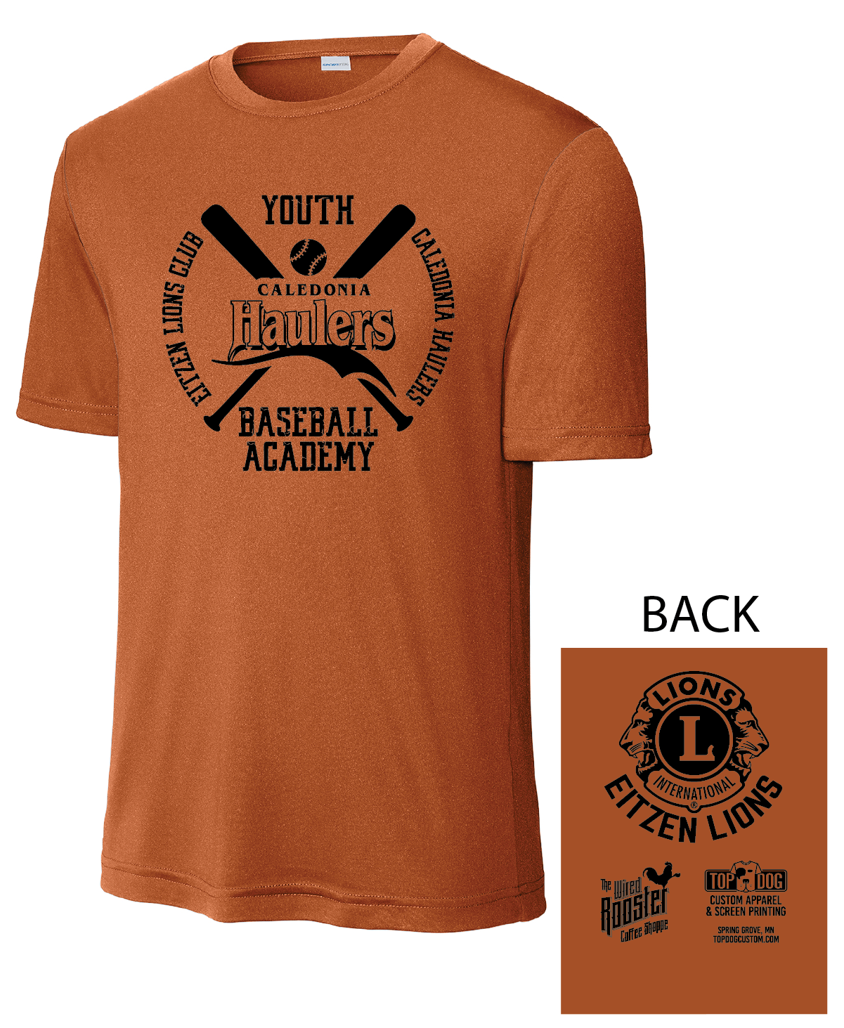 BASEBALL ACADEMY - Parent/Fan Tees