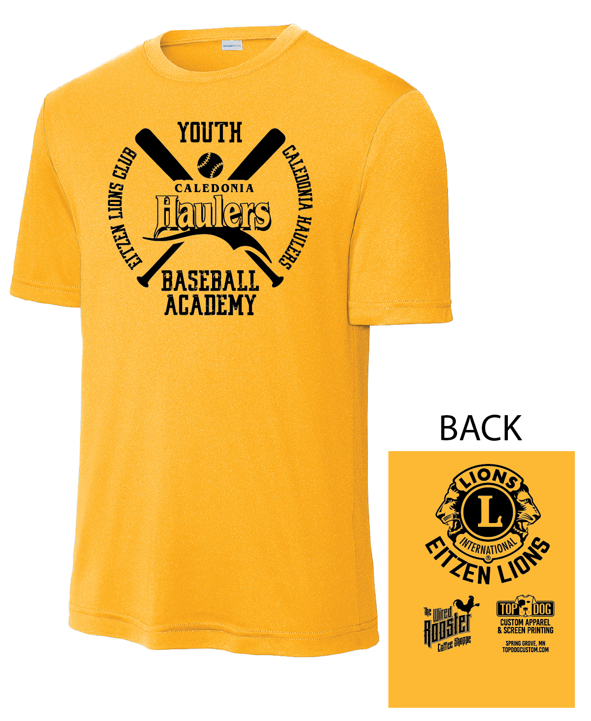 BASEBALL ACADEMY - Parent/Fan Tees