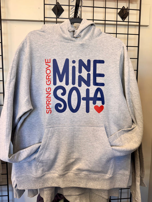 Spring Grove Bubble Print - Port & Co® Fan Favorite® Fleece Pullover Hooded Sweatshirt
