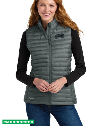 CALBB26- Embroidered Eddie Bauer® Women’s Packable Quilted Vest