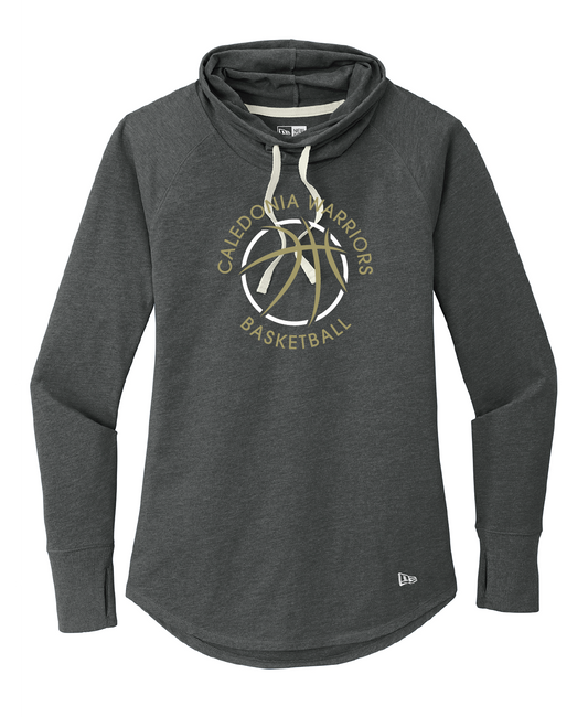 CALBB - Women's Sueded Cotton Blend Cowl Tee