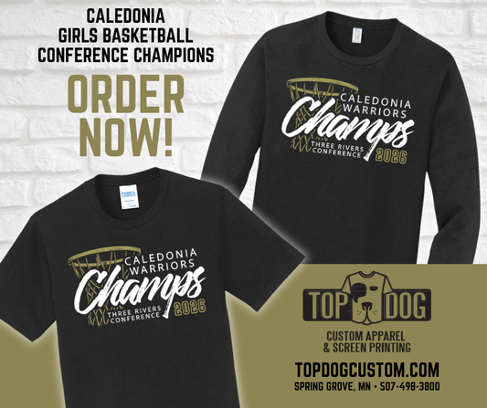 Caledonia Girls Basketball Conference Champs 2026