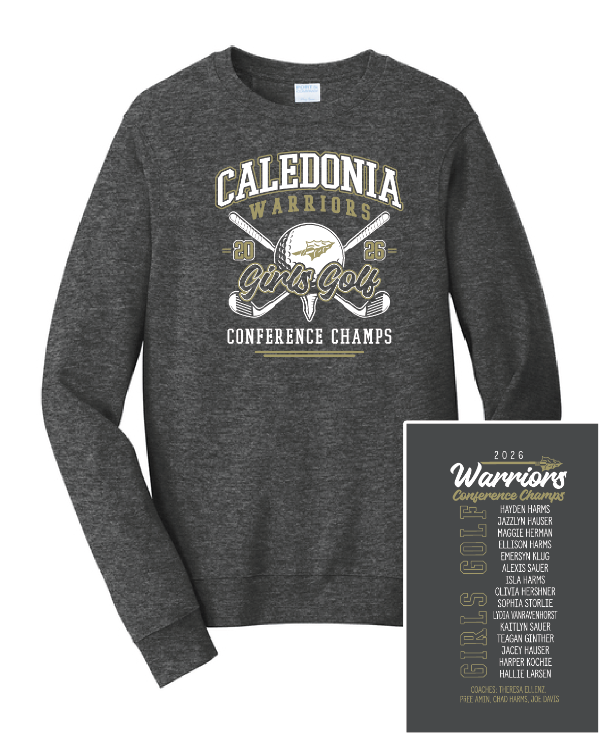 Caledonia Girls Golf Conference Champs 2026