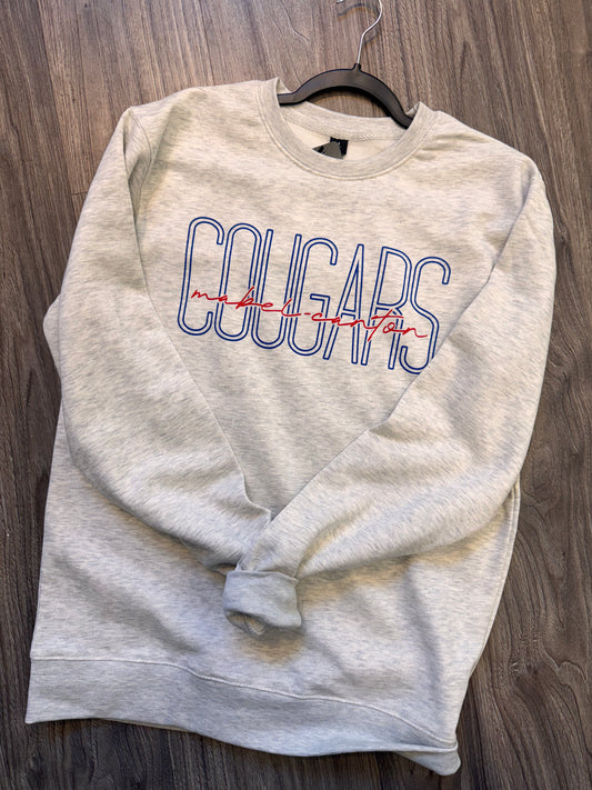 COUGARS - District Crewneck