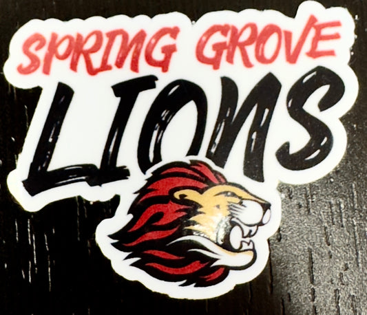 SG Lions Water Bottle Decal
