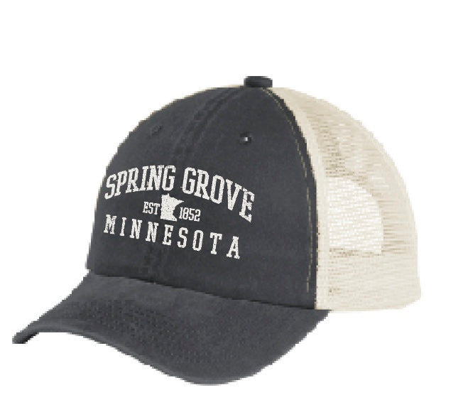 Spring Grove Beach Wash Mesh Back Cap