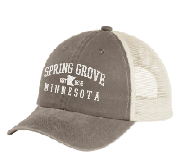 Spring Grove Beach Wash Mesh Back Cap
