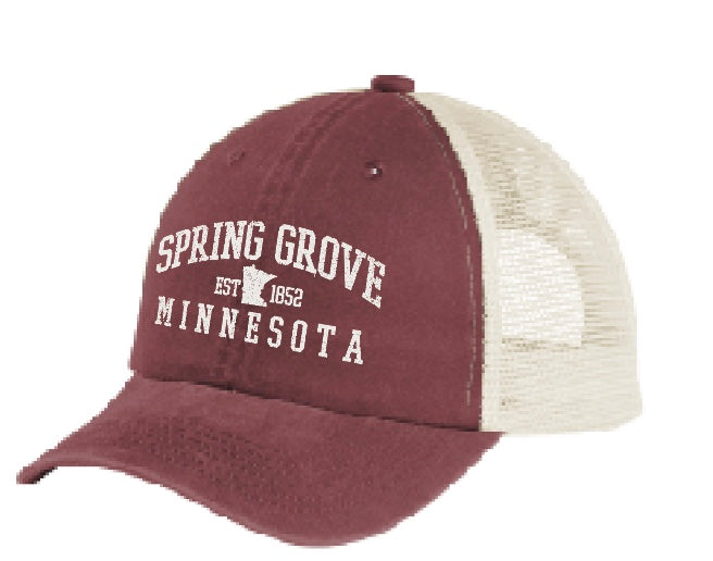 Spring Grove Beach Wash Mesh Back Cap