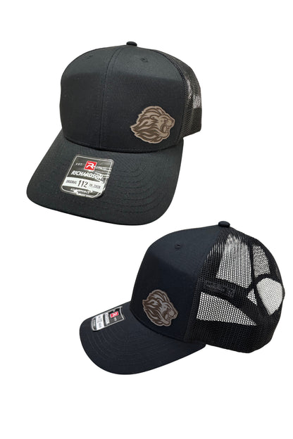 Richardson Leather Patch Snapback Trucker Hat