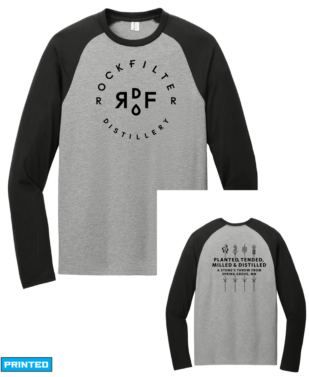 RFD -  Triblend Raglan Long Sleeve Tee