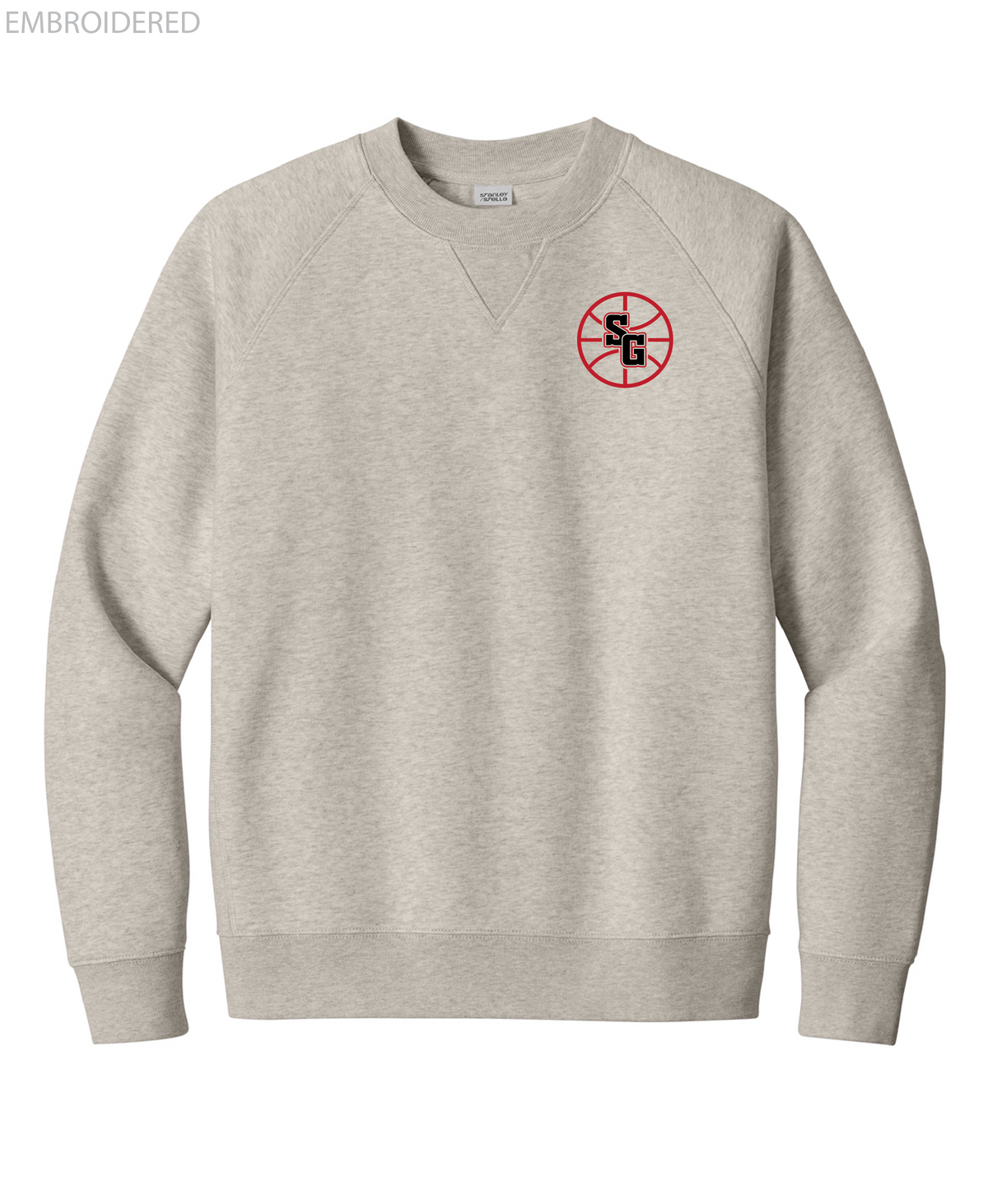 SGBB26 - Embroidered Stanley/Stella® Unisex Knoxer Crewneck Sweatshirt