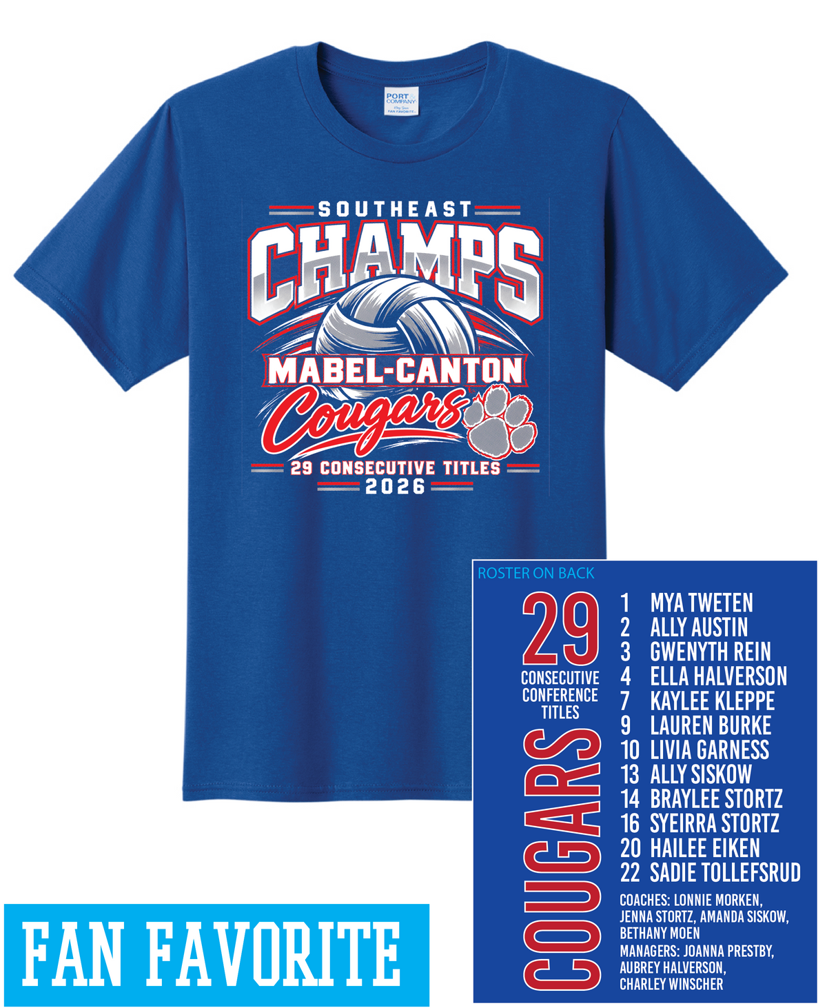 Cougars Conference Champs Volleyball Apparel