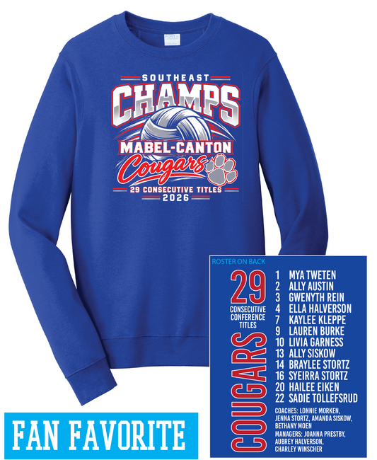 Cougars Conference Champs Volleyball Apparel
