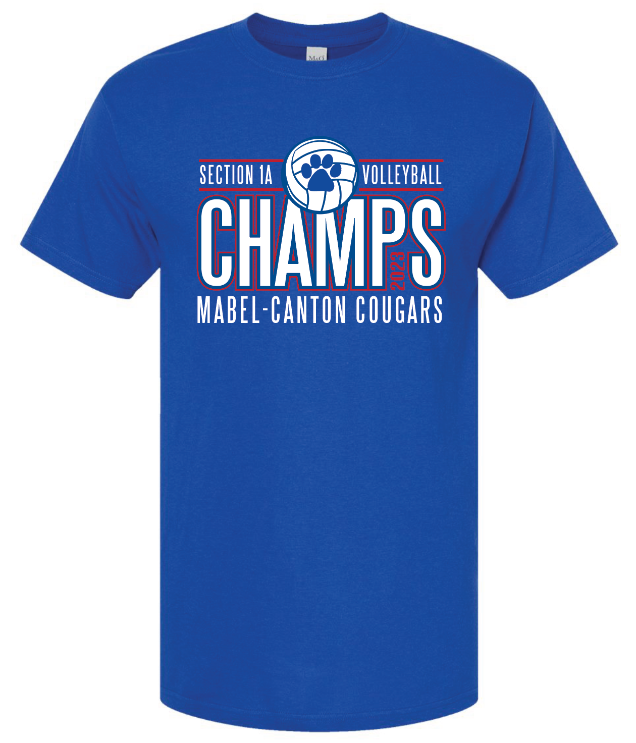 M-C Volleyball 2023 Section Champs Apparel