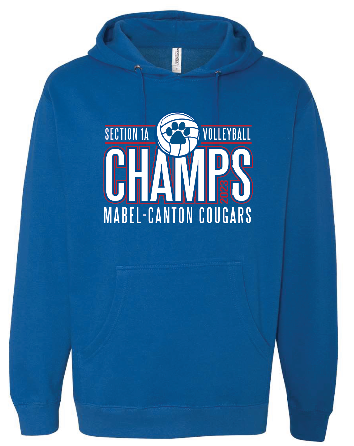 M-C Volleyball 2023 Section Champs Apparel