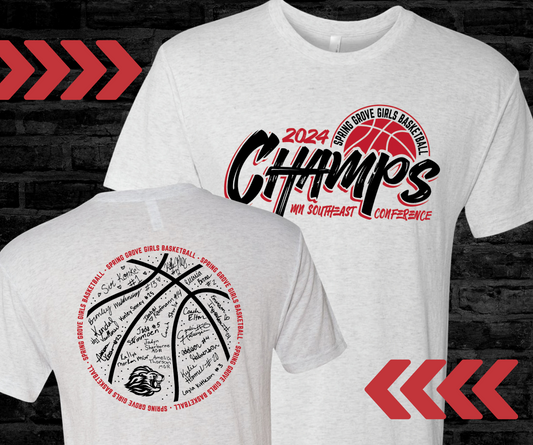 SG Girls Basketball Conference Champs Tees - IN STOCK