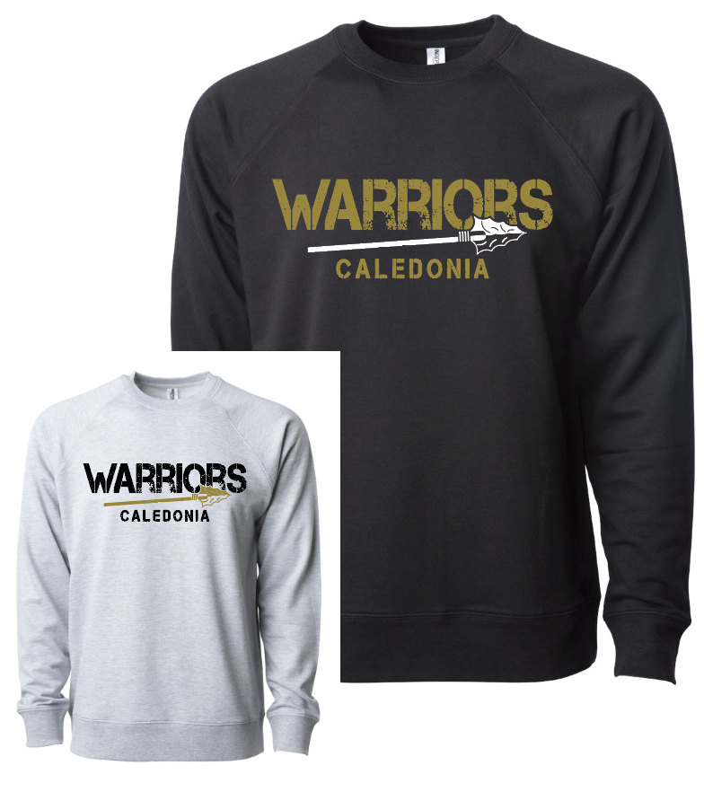 FANSTORE - Warriors Vintage Lightweight Crewneck Raglan