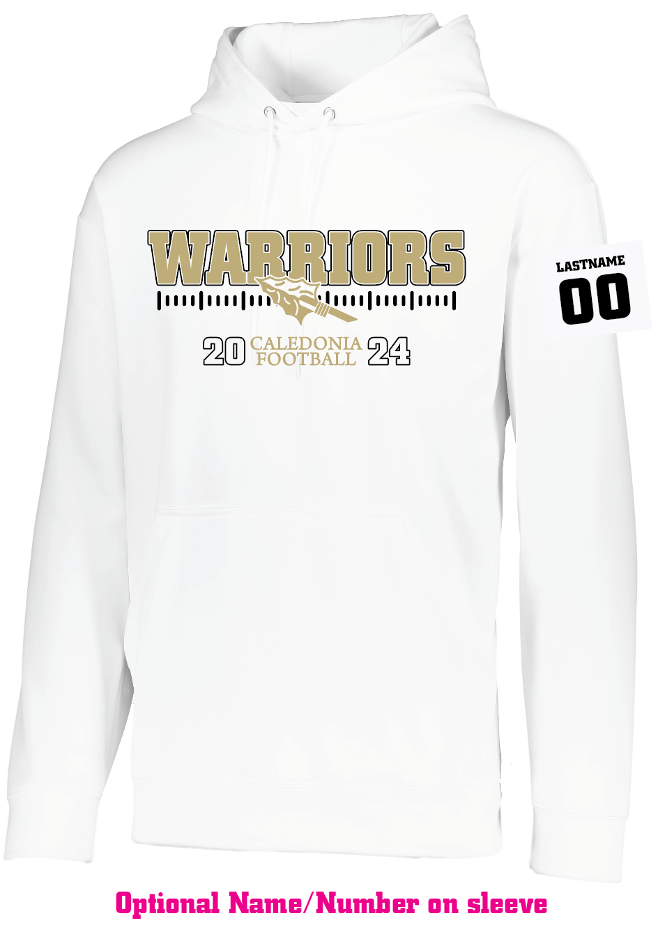 WARRIOR FOOTBALL Team Hoodies - ORDER BY NOV 17!