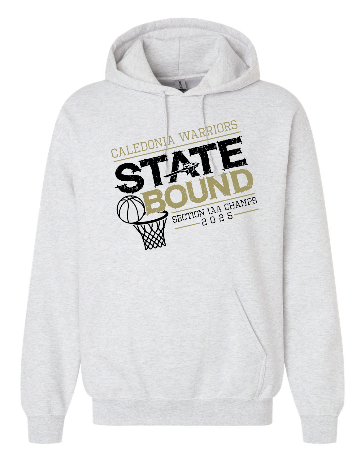 Caledonia Girls Basketball Section Champs Hoodies 2025