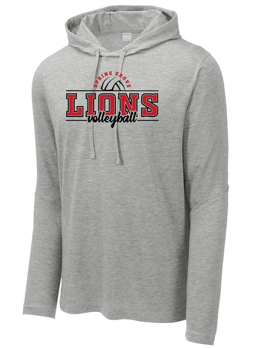 SG Volleyball - Tri-Blend Long Sleeve Lightweight Hoodie