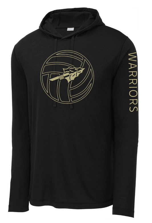 Cal Volleyball - Tri-Blend Long Sleeve Lightweight Hoodie