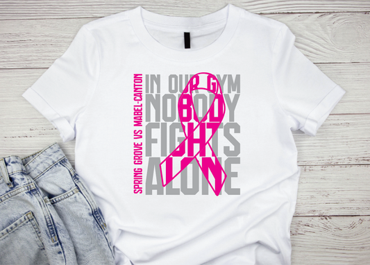 SG v M-C Cancer Awareness Tees