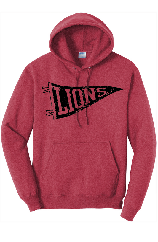Lions Rally Pennant Hoodie