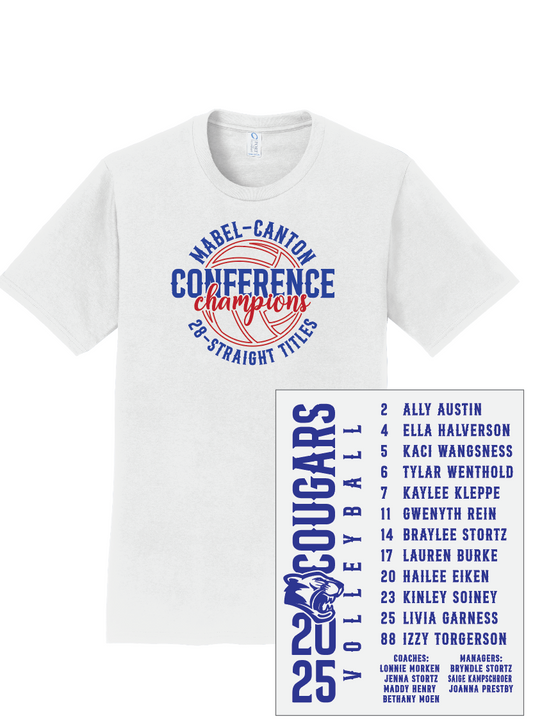 M-C Cougars - Conference Champs Volleyball Apparel