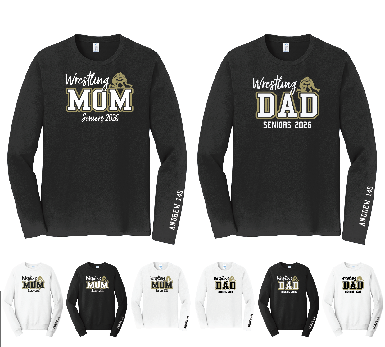 Warriors Wrestling Mom/Dad Apparel
